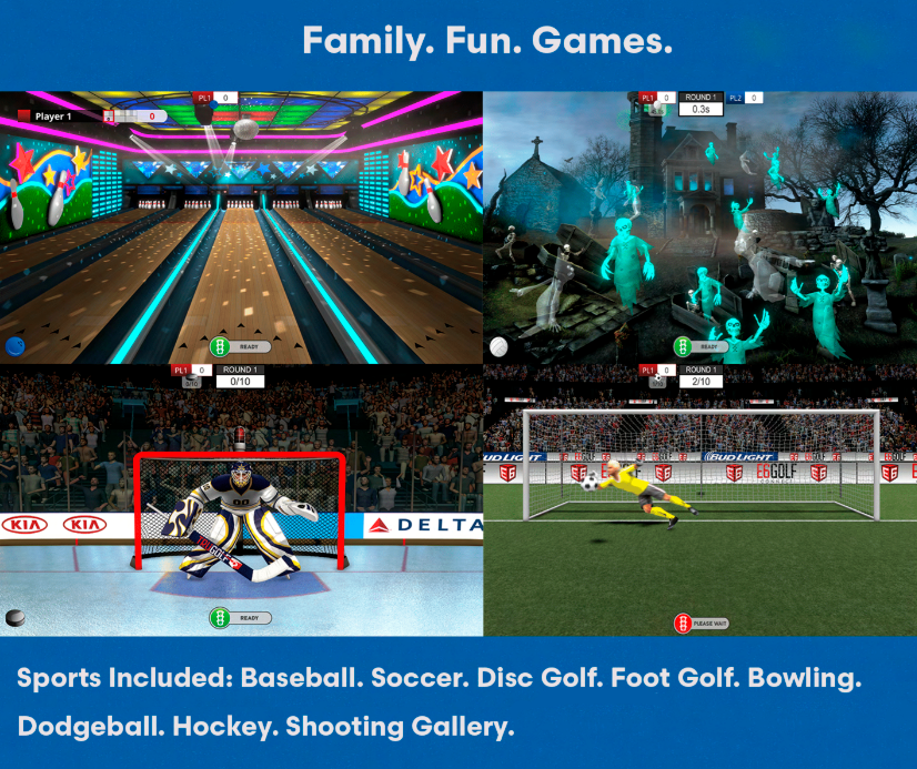 TruGolf MultiSport ARCADE included equipment