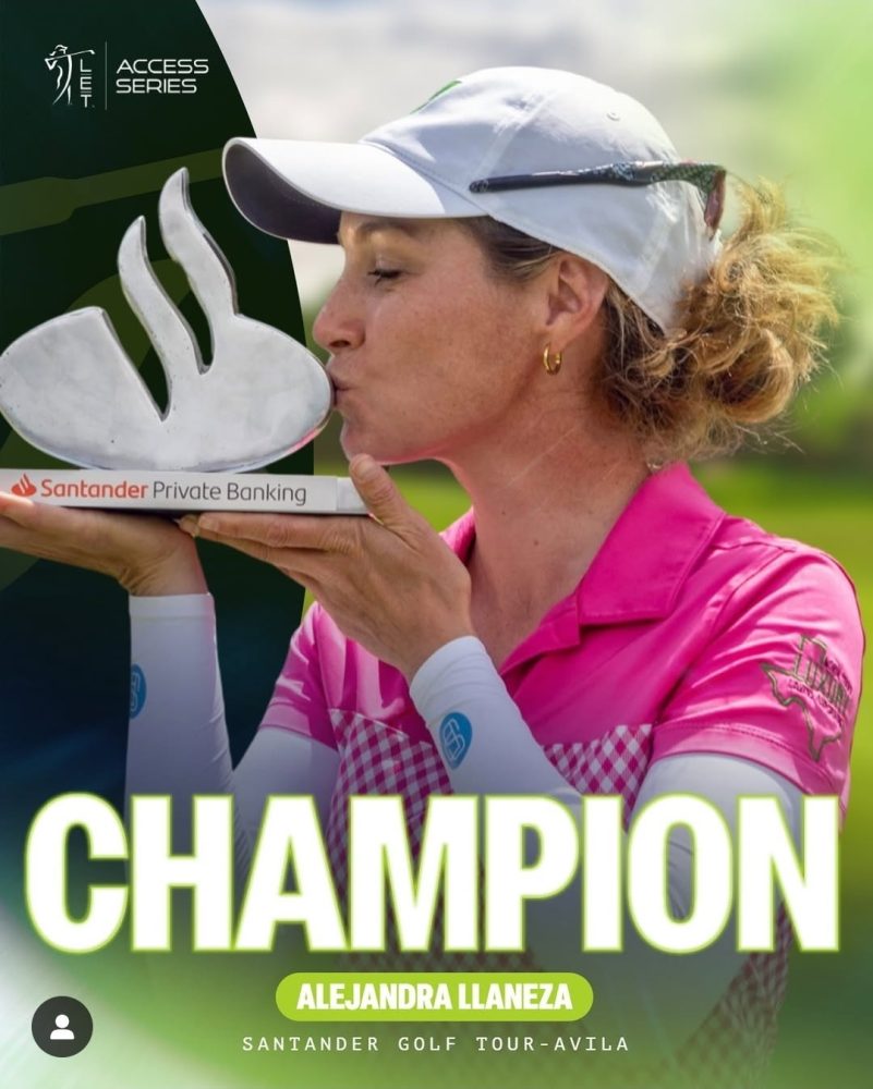 Alejandra Llaneza, professional golfer